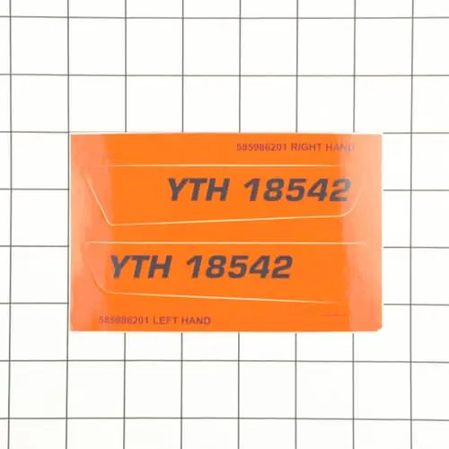 Husqvarna 585986201 Decal Sidepanel