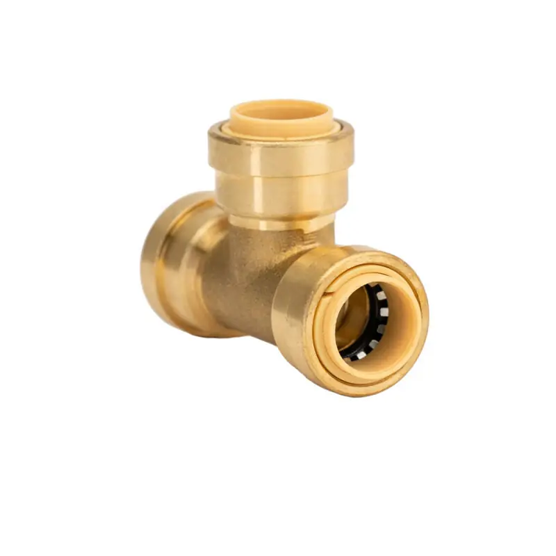 Mainline MLU362LF Mainline 1/2 Push Connect Brass Tee Lead Free