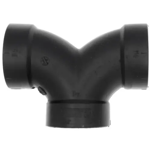 Nibco I285300 1-1/2 Hub ABS DWV Double Elbows 5837