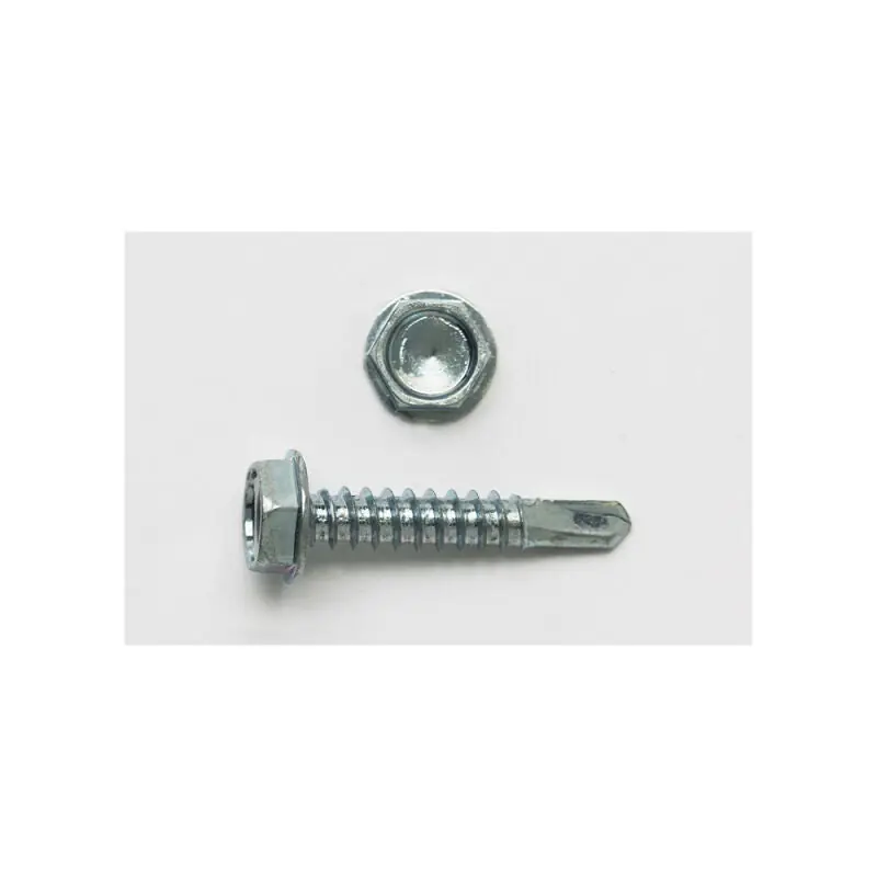 Mainline ML10X1HTJ 10X1 Hex Washer Head Self Drilling Tek Screw Zinc Plated