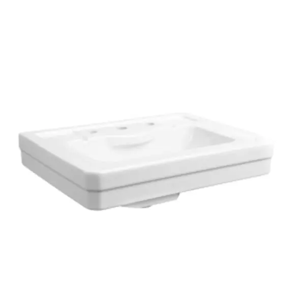 American Standard D20015008.415 Fitzgerald 28 Sink Top 3-Hole Canvas White